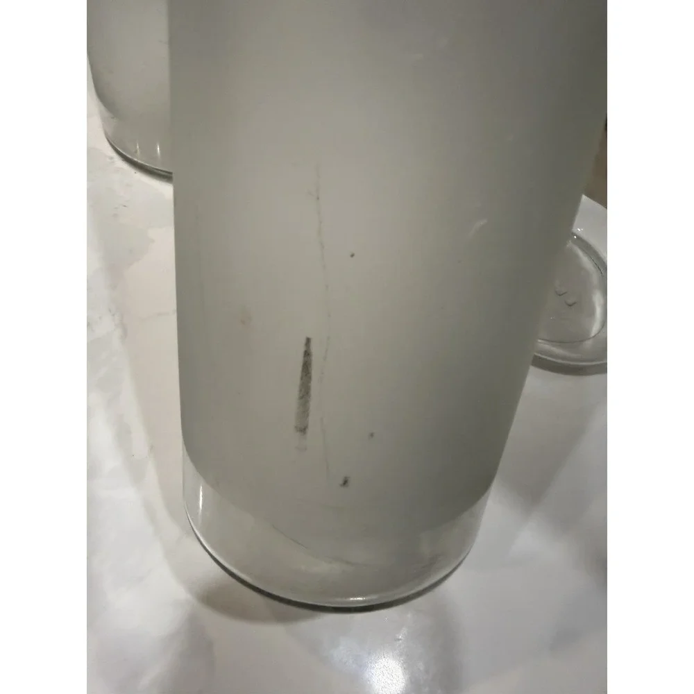 IKEA Frosted Glass Food Storage And IKEA Glass Storage Canister